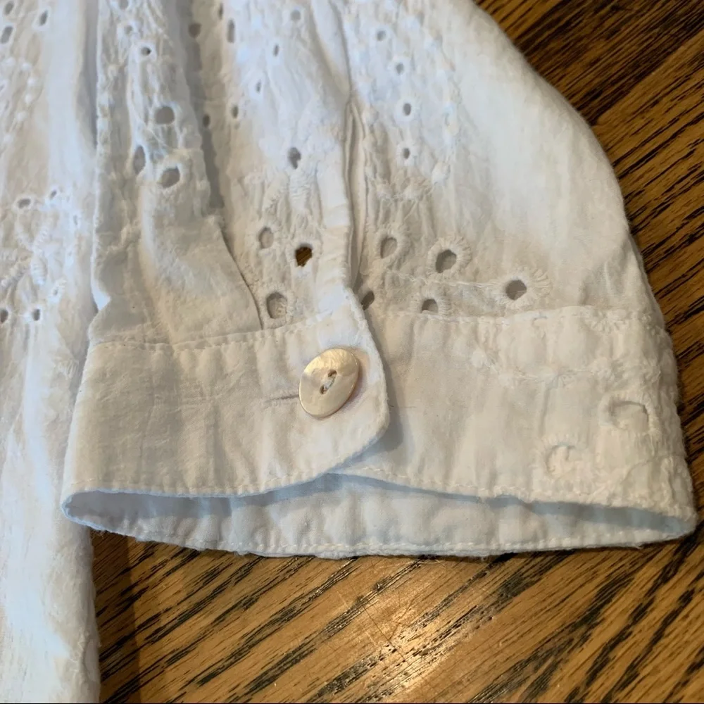 ADDITIONS by CHICO‘S White Eyelet Blouse - Picture 6 of 10